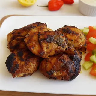 Poulet + Attiéké