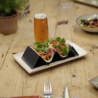 Tacos de costella amb BBQ (2u.)