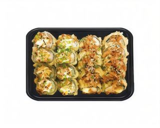 B20. Sushi Frito Misto com Gambas e Salmão 18 Peças