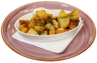 Картофи соте с копър и чесън (250г)