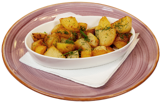 Картофи соте с копър и чесън (250г)