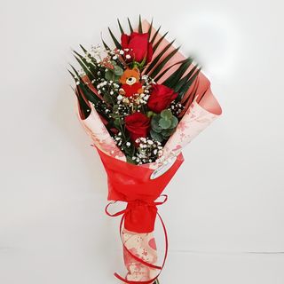 Ramo Tres Rojas  Pik Decorativo 