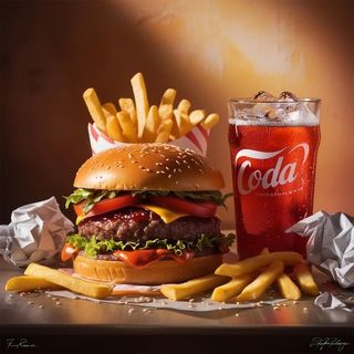 HamBurger with ,Ovo,bacon and cheese