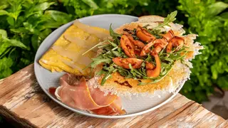 Parmesan omelette