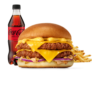 Cheddar Melt Plant Beef w zestawie