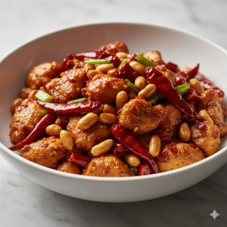 Pollo gongbao (picante)