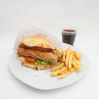 Panino sieekh kebab menù