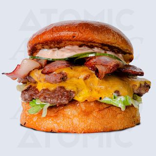 ATOMIC ( Bacon Cheese Burger )