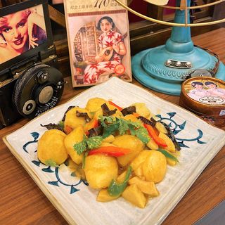 708 Tofu tenero saltato 红烧日本豆腐