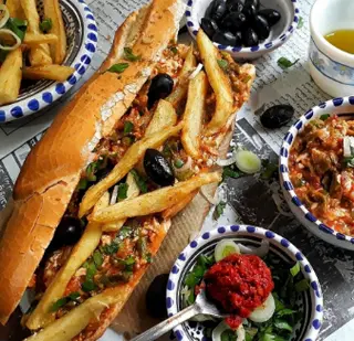 Sandwich Kafteji Baguette