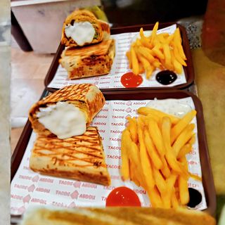 Malfouf Cordon Bleu Omlette frites