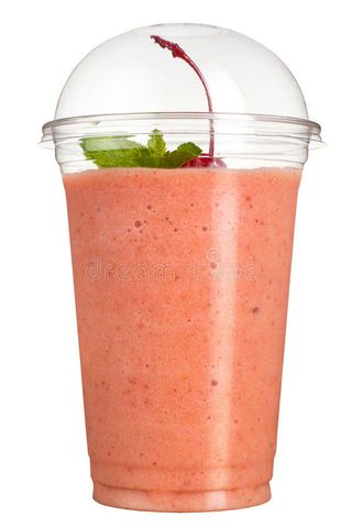 Smoothies de red banana