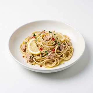 Linguini Con Atún Y Limón