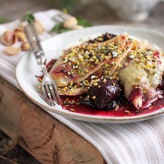 Crepe Pistacchio e amarene