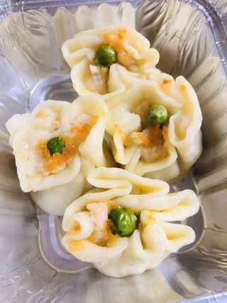 8.SHAO-MAI DI GAMBERI E CARNE(4 PZ)