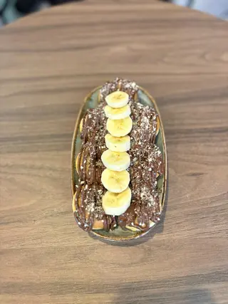 Nutella Banana mini donuts