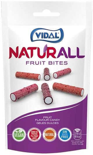Bolsa Naturall de chuches tronquitos pica fresa (180 gr)
