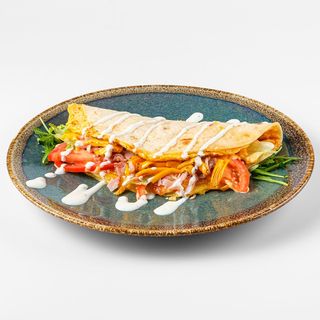 Omlet tortilja sa šunkom i sirom