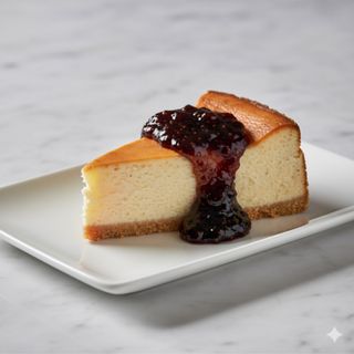 Tarta de queso (porción)