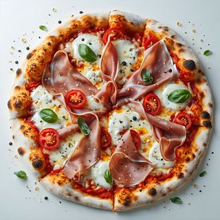 Pizza rossa bici