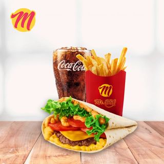 Комбо "Пита бургер" M