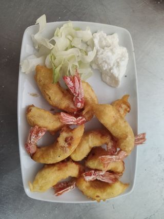 Gambas Rebozadas (1/2 Ración)