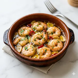 Gambas Al Ajillo O Al Pil-Pil