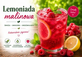 Lemoniada malinowa 0,5
