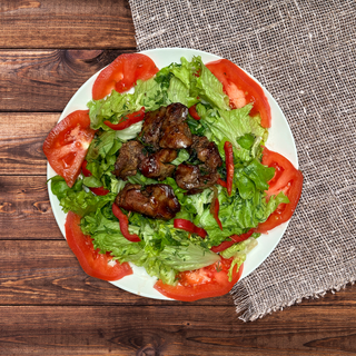 ქათმის ღვიძლის სალათა