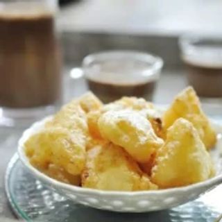 Dessert Tempura D'ananas