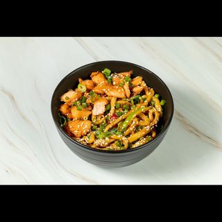 ლაფშა ტკბილ-ცხარე ორაგულით