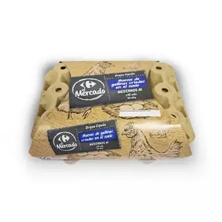 Huevo M Carrefour Suelo 12 Uds.