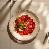 Печений перець з соусом Тоннато