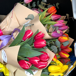 Buchet 7 lalele multi