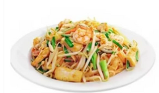 Tallarines Fritos Con Gambas