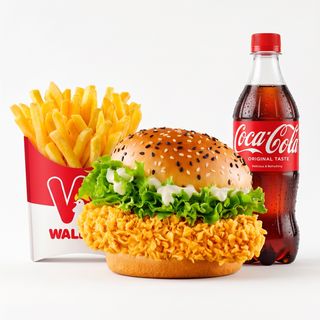 1 Burger Crispy Chicken & 1 Frites & 1 Cola