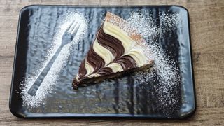 Fetta Crostata Bicolore (Nutella e cioccolato Bianco)