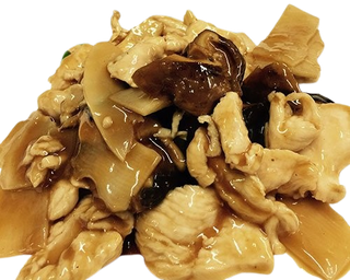 55. Manzo con funghi cinesi neri