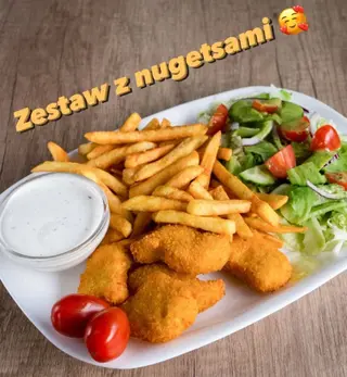 Duży zestaw z nuggetsami 8szt