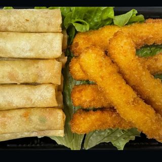 A6 (6 crepe legumes 6 camarao panado)