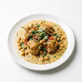 Pollo Con Garbanzos