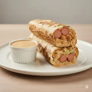 Chicken Shawarma with 2 Sausage