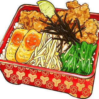 Karagge Tori bento menù