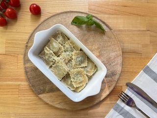 Равіолі курка - шпинат