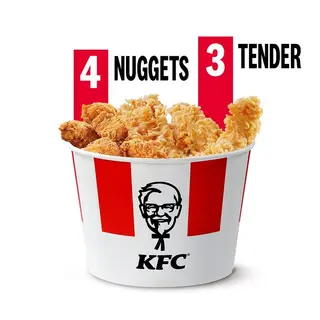 4 Nuggets + 3 Tender Croccanti + 1 Salsa