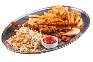 Карначе на скара с вкусна гарнитура (350г)