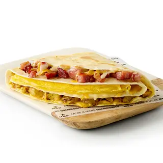 Bacon,Egg & Spicy Potato Fold Online