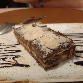 Tarta de Galleta y Cobertura de Chocolate