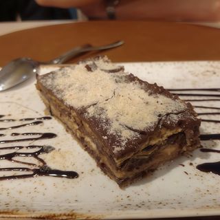 Tarta de Galleta y Cobertura de Chocolate