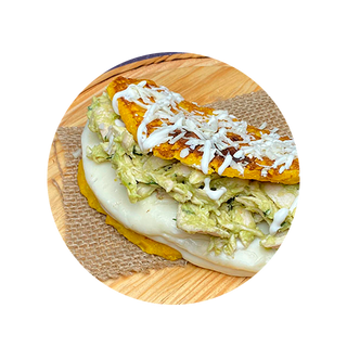 Cahapa De Queso Con Reina